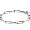 ZINZI zilveren armband met 5,5mm brede paperclip schakel 19cm ZIA2286