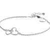 ZINZI zilveren armband met 2 verbonden hartjes 16,5-19,5cm ZIA2513