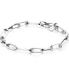 ZINZI zilveren armband met ovale closed for ever schakels 6mm breed ZIA1990