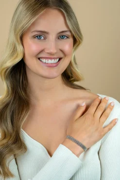 ZINZI zilveren armband met 8mm brede rolex-style schakel 16,5-20cm ZIA2289