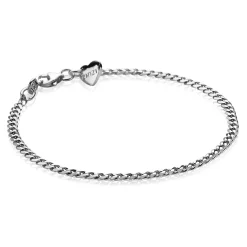 ZINZI zilveren armband 3mm gourmet ZIA1418