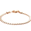 ZINZI zilveren armband rosé verguld hartjes 4,5mm breed ZIA1798R