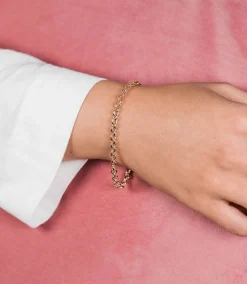 ZINZI zilveren armband rosé verguld 19cm ZIA1153R