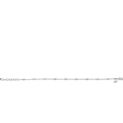 ZINZI zilveren armband vierkante blokjes 17-20cm ZIA2218