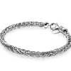 ZINZI zilveren armband vossenstaart 5mm breed 19cm ZIA2214