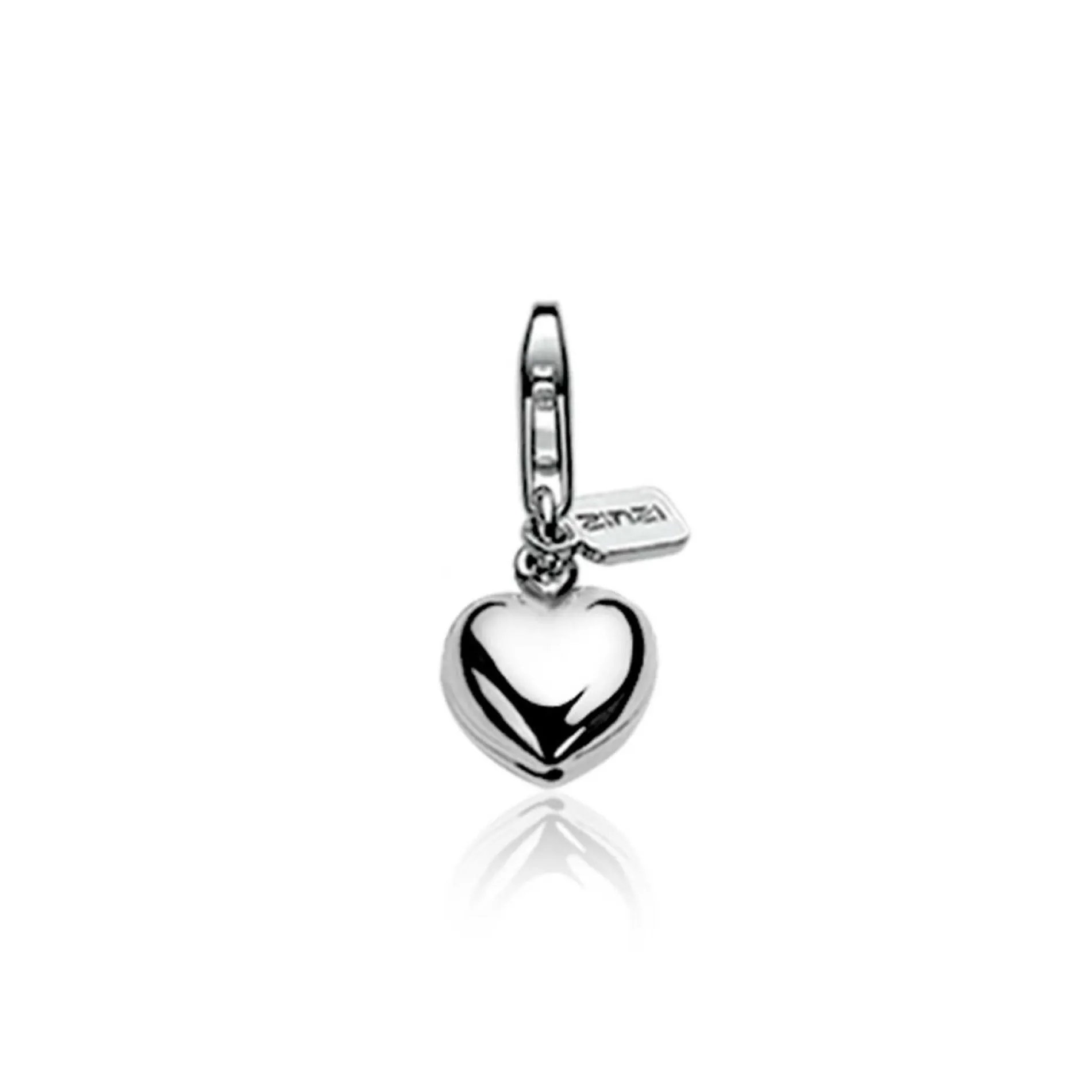 Zinzi zilveren bedel hartje CHARMS1