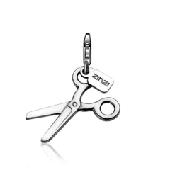 Zinzi zilveren bedel schaar CHARMS6