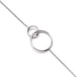 Zinzi zilveren collier ronde vormen 42-45cm ZIC1278