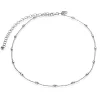 ZINZI zilveren enkelband ovalen 23+4cm ZIE1232
