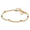 ZINZI zilveren fantasie armband geel verguld 17,5-20,5cm ZIA1128G