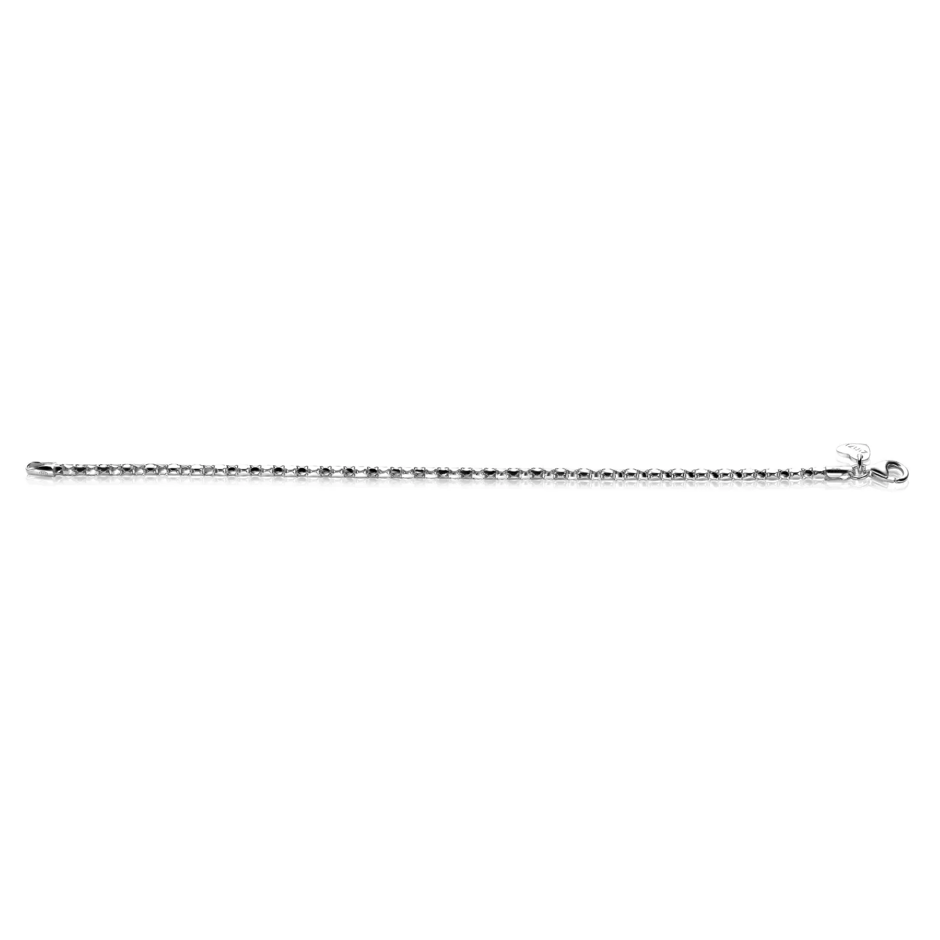 ZINZI zilveren fantasie armband 17-19cm ZIA1129