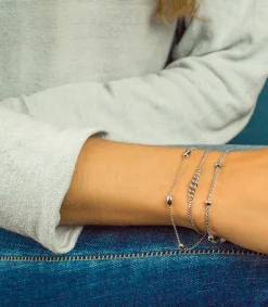 ZINZI zilveren fantasie armband 17,5-20,5cm ZIA1128