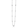 Zinzi zilveren fantasie ketting ovaal 45cm ZIC1232