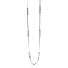 ZINZI zilveren fantasie ketting ovaal 42-45cm ZIC1809