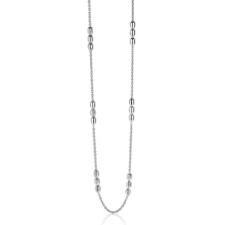 ZINZI zilveren fantasie ketting ovaal 42-45cm ZIC1809
