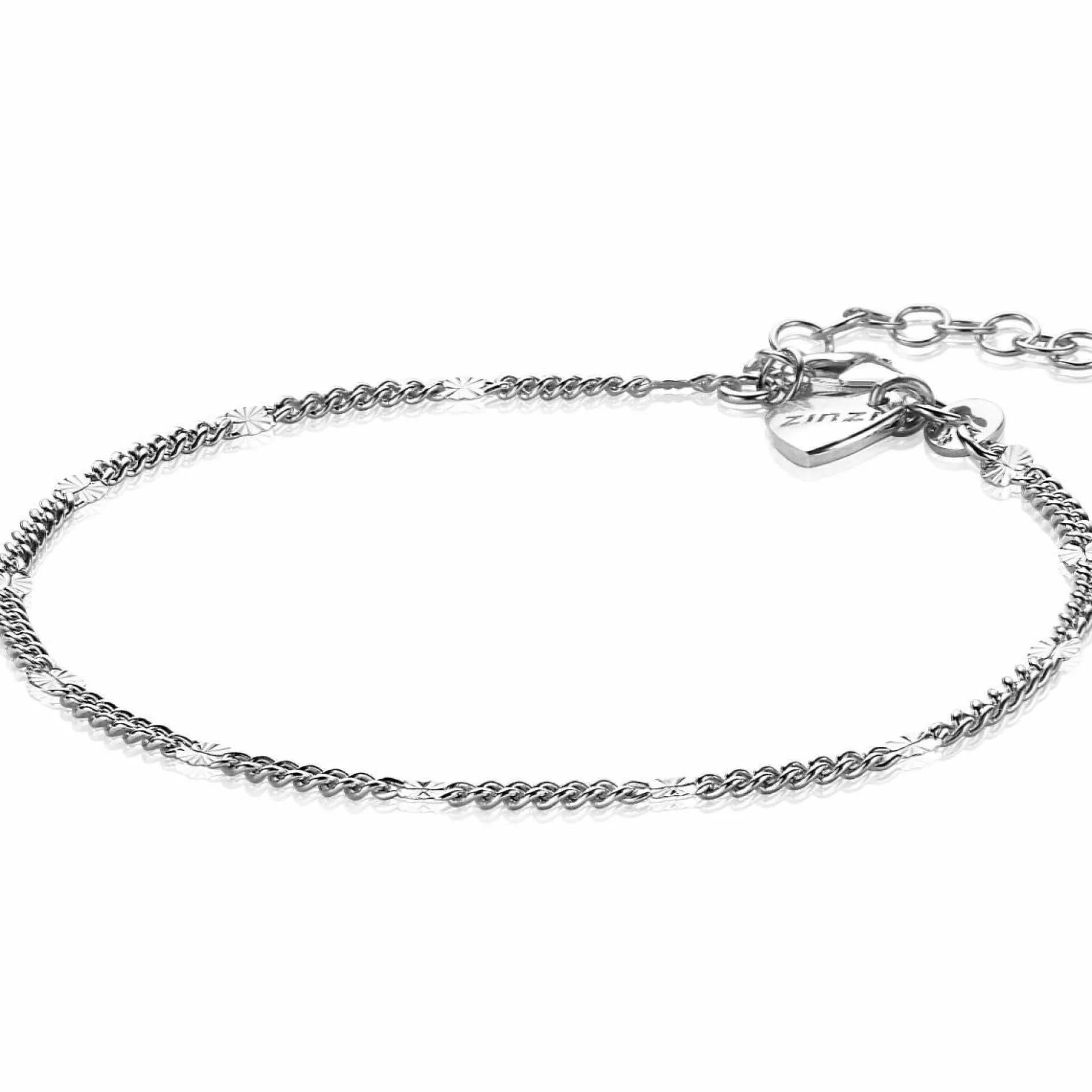 ZINZI zilveren gourmet fantasie armband 2,7mm breed 17-20cm ZIA2157