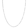 ZINZI zilveren gourmet ketting 45cm met staafjes 1,6mm breed ZIC2366