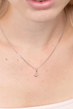 ZINZI zilveren hanger anker ZIH2063 (zonder collier)