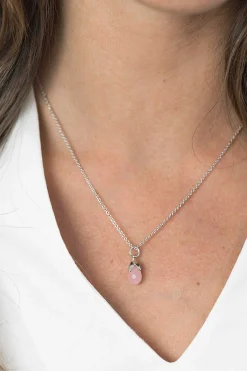 ZINZI zilveren hanger druppel roze ZIH1877R (zonder collier)