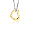 ZINZI zilveren hanger 14K geel verguld 12mm open hart ZIH2197G
