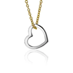 ZINZI zilveren hanger 12mm open hart ZIH2197