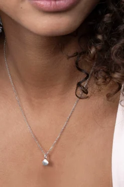 ZINZI zilveren hanger schelpje ZIH2062 (zonder collier)