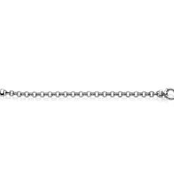 ZINZI zilveren jasseron armband 6,5mm breed ZIA1729