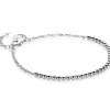 ZINZI zilveren jasseron armband met bolletjes schakels (2,5mm breed) in het midden 16-19cm ZIA2640