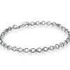 Zinzi zilveren jasseron armband 4,5mm breed 18cm ZIA1911
