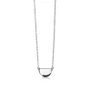 ZINZI zilveren ketting halve maan 40-42cm ZIC1394