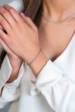 ZINZI zilveren koord armband 2,6mm breed ZIA2386
