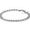 ZINZI zilveren luxe armband met rolex-style schakels 5mm ZIA1997