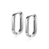 ZINZI zilveren luxe oorringen ovale vorm 20mm zijkant witte zirconia's ZIO2319