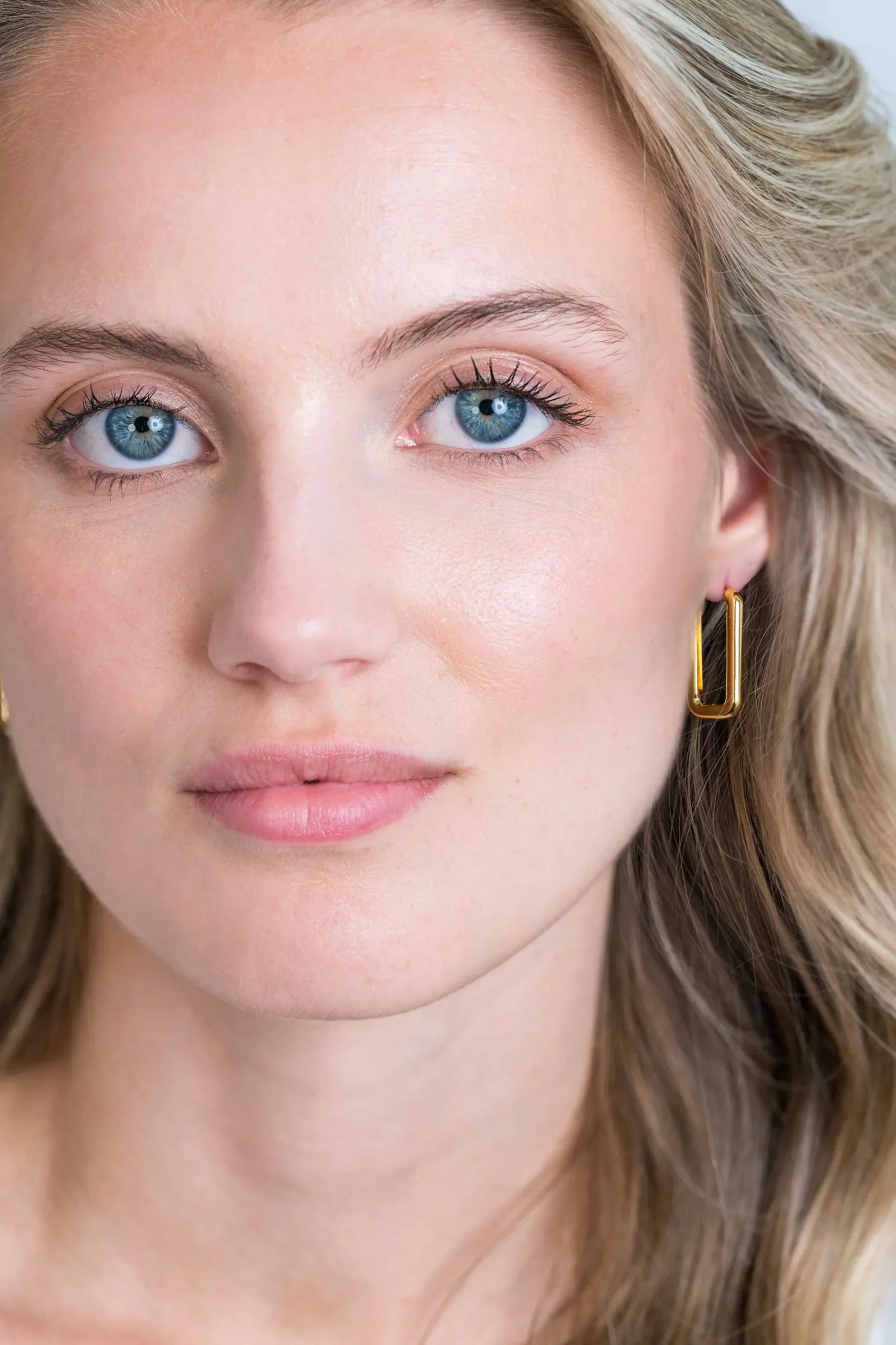ZINZI zilveren luxe oorringen 14K geel verguld 24x3mm ovale vorm ZIO2223G