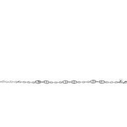 ZINZI zilveren marine schakel armband met negen grotere marine schakels 5,8mm breed 17-20cm ZIA2407