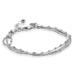 ZINZI zilveren multi-look armband ZIA1462