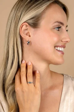 ZINZI zilveren multi-look ring met rechthoekige zwarte zirkonia en witte zirkonia's ZIR2626Z