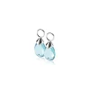 ZINZI zilveren oorbedels turquoise ZICH1171T (zonder oorringen)