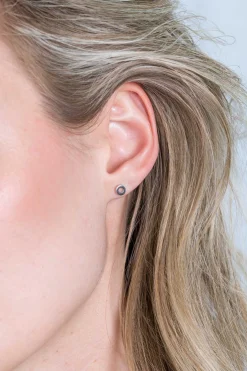 ZINZI zilveren oorknopjes 5mm open rondje ZIO2168
