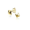 ZINZI zilveren oorknopjes 14K geel verguld 3mm studs ZIO2167G