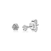 ZINZI zilveren oorknoppen 3,5mm zirconia wit chatonzetting ZIO1983
