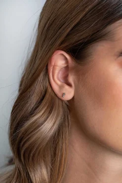 ZINZI zilveren oorknoppen drie bolletjes 6mm ZIO2230