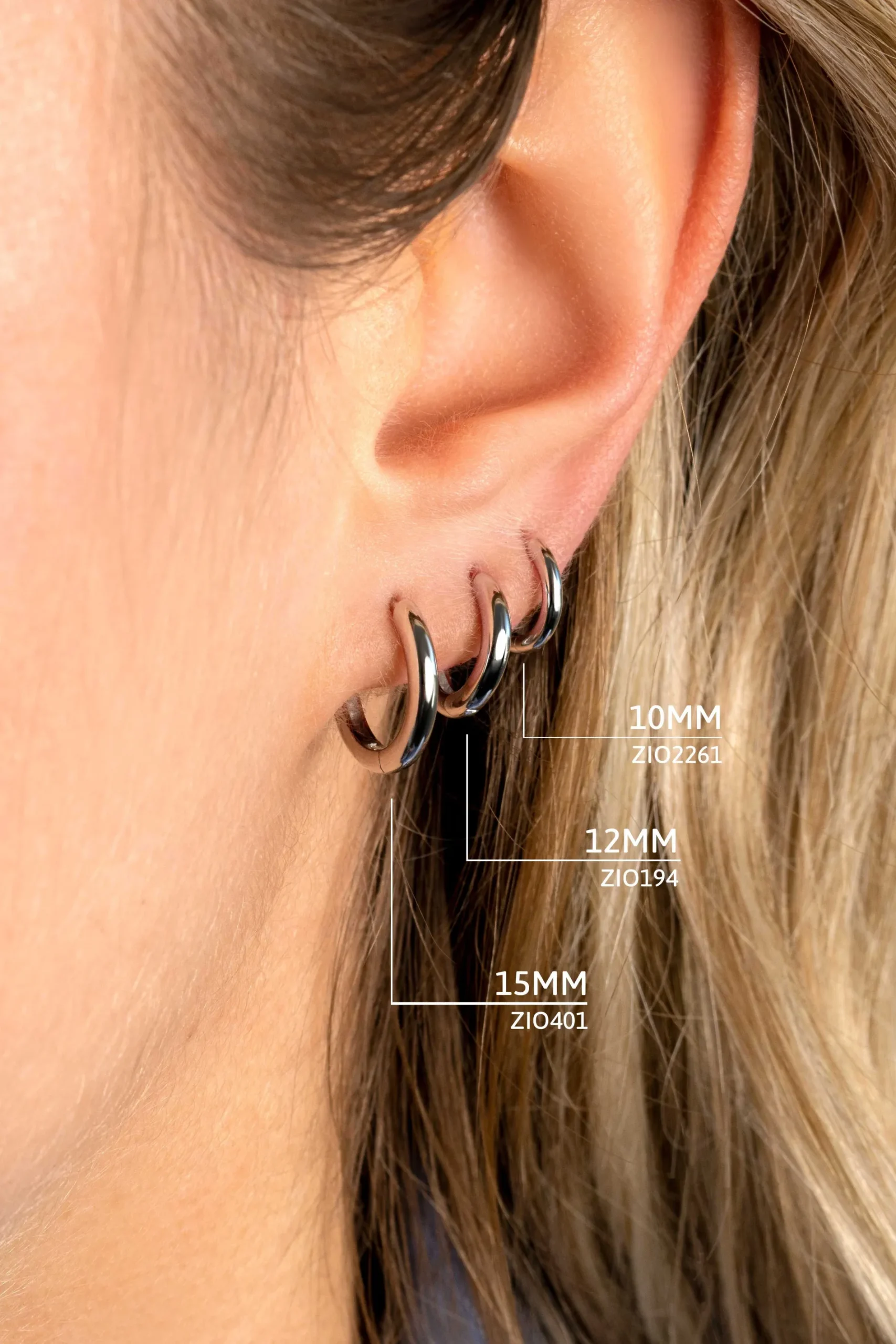 Zinzi zilveren oorringen 12 x 2mm glad met luxe klapsluiting ZIO194