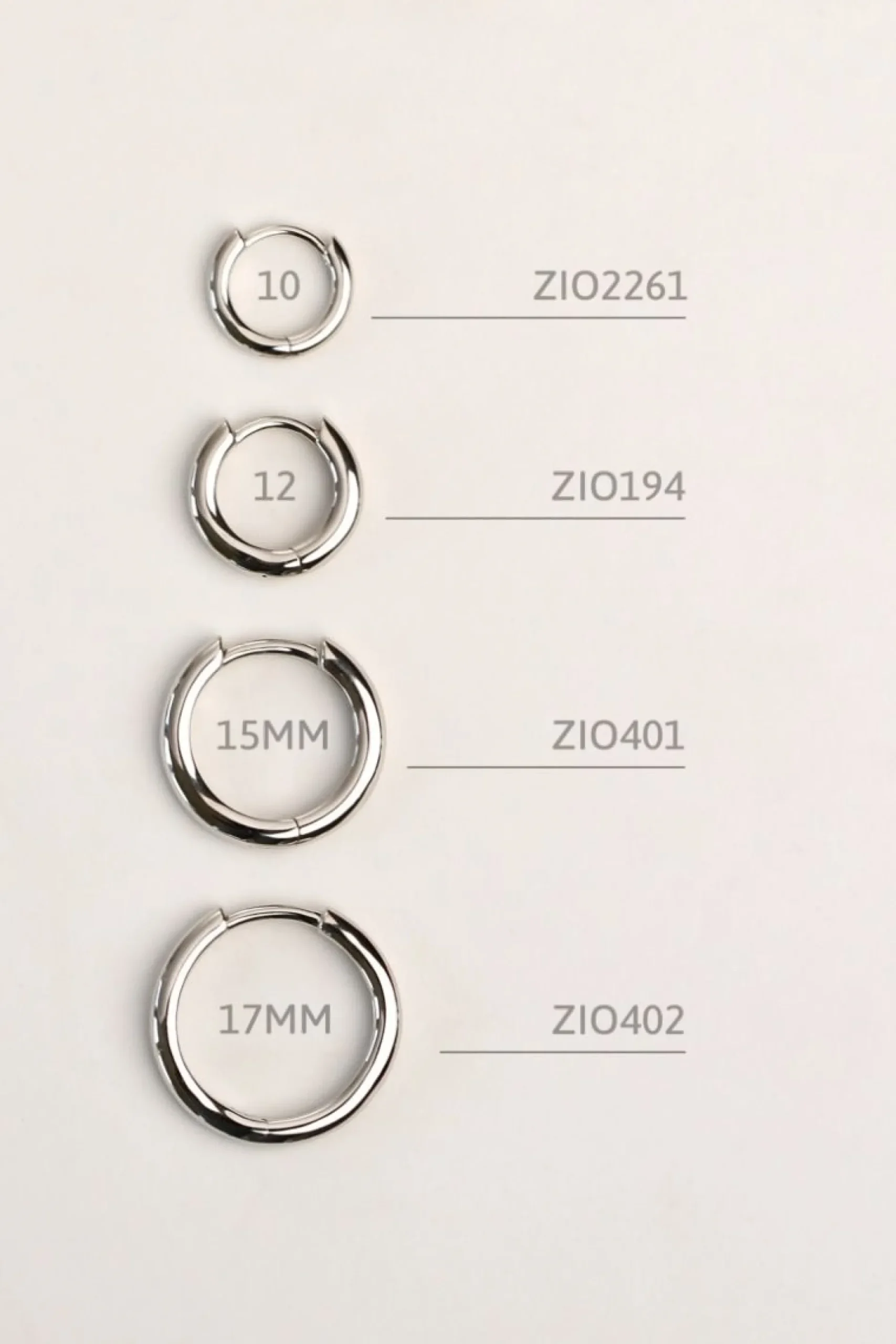 Zinzi zilveren oorringen 12 x 2mm glad met luxe klapsluiting ZIO194