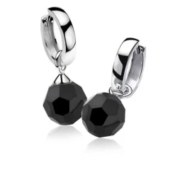 Zinzi zilveren oorringen 15 x 3mm glad met luxe klapsluiting ZIO191