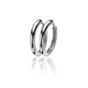 ZINZI zilveren oorringen 17 x 2mm glad met luxe klapsluiting ZIO402