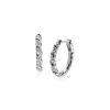 ZINZI zilveren oorringen gedraaid 15 x 2mm witte zirconia's ZIO2320
