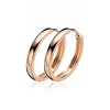 ZINZI zilveren oorringen rosé verguld 24 x 3mm ZIO192R