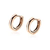 ZINZI zilveren oorringen rosé verguld 12 x 2mm ZIO194R