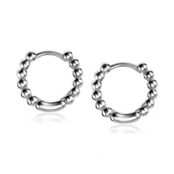 ZINZI zilveren oorringen bolletjes motief 13,5x2,5mm ZIO923